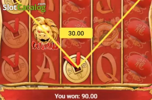 Οθόνη3. Dragons Fortune (Nsoft) Κουλοχέρης