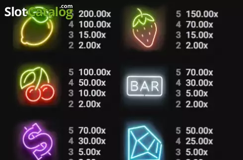 Οθόνη5. Classic Neon Κουλοχέρης 