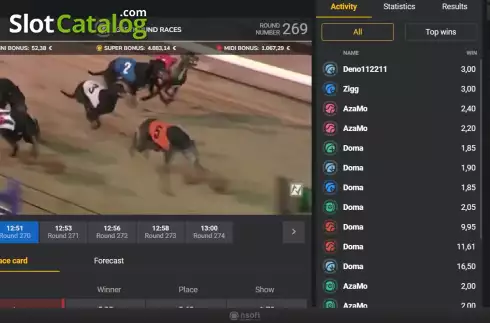 Οθόνη3. Greyhound Races Κουλοχέρης