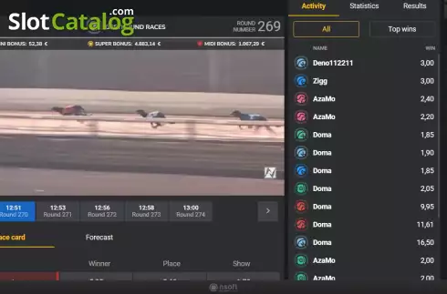 Οθόνη4. Greyhound Races Κουλοχέρης
