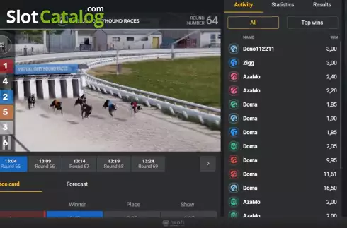 Οθόνη4. Virtual Greyhound Races Κουλοχέρης