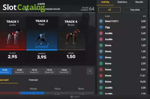 Οθόνη6. Virtual Greyhound Races Κουλοχέρης