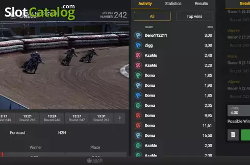 Οθόνη4. Virtual Motorcycle Speedway Κουλοχέρης