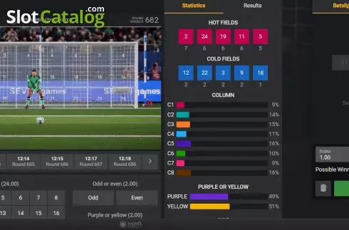 Οθόνη3. Virtual Penalty Shootout Κουλοχέρης