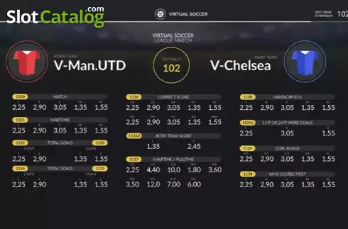 Οθόνη2. Virtual Soccer (Nsoft) Κουλοχέρης