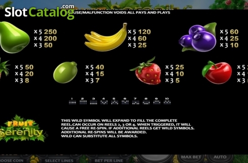 Οθόνη9. Fruit Serenity Κουλοχέρης