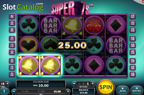 Οθόνη4. Super 7s (Nucleus Gaming) Κουλοχέρης