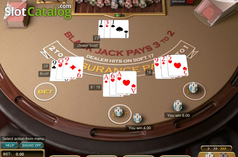 Οθόνη5. American Blackjack (Nucleus Gaming) Κουλοχέρης 