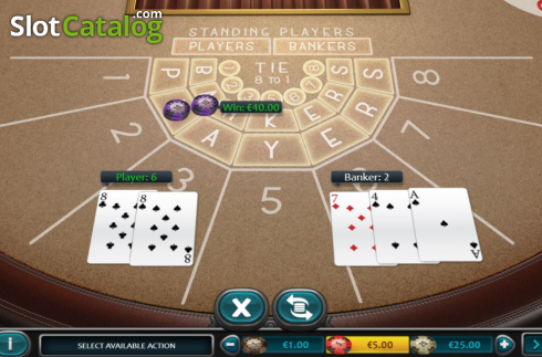 Οθόνη4. Baccarat (Nucleus Gaming) Κουλοχέρης