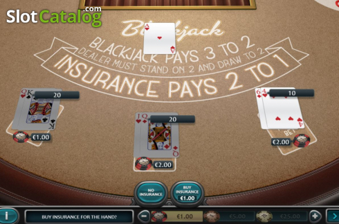 Οθόνη3. European Blackjack (Nucleus Gaming) Κουλοχέρης