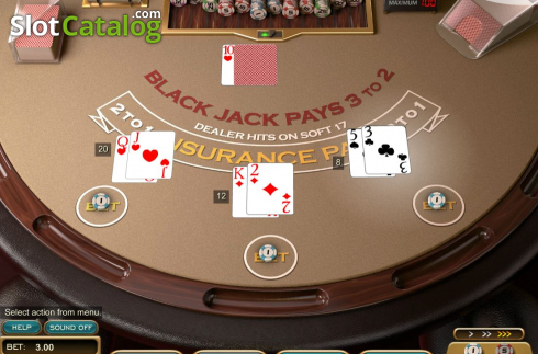 Οθόνη3. Single Deck Blackjack (Nucleus Gaming) Κουλοχέρης