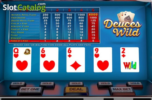 Οθόνη5. Deuces Wild (Nucleus Gaming) Κουλοχέρης