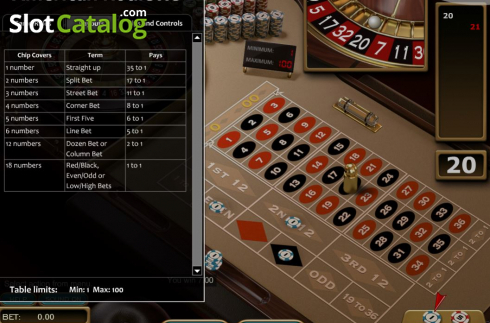 Οθόνη5. American Roulette (Nucleus Gaming) Κουλοχέρης 