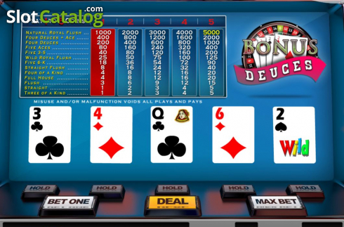 Οθόνη4. Bonus Deuces (Nucleus Gaming) Κουλοχέρης