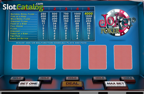 Οθόνη2. Joker Poker (Nucleus Gaming) Κουλοχέρης