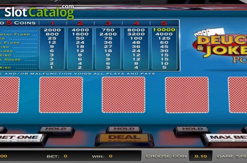 Οθόνη2. Deuces & Jokers Poker (Nucleus Gaming) Κουλοχέρης