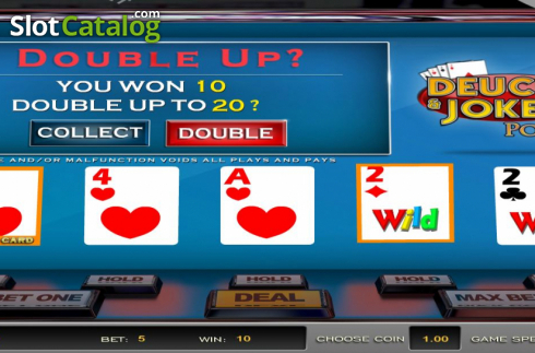 Οθόνη6. Deuces & Jokers Poker (Nucleus Gaming) Κουλοχέρης