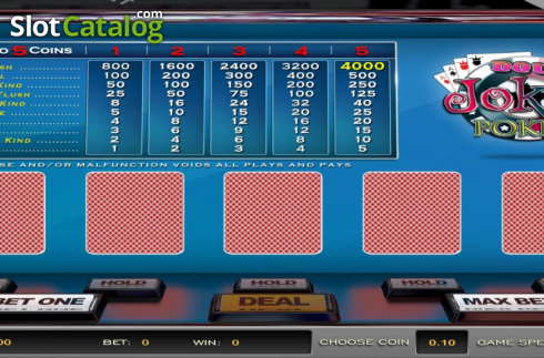 Οθόνη2. Double Joker Poker (Nucleus Gaming) Κουλοχέρης