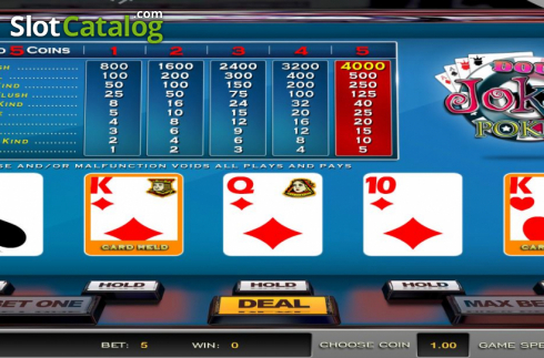 Οθόνη3. Double Joker Poker (Nucleus Gaming) Κουλοχέρης