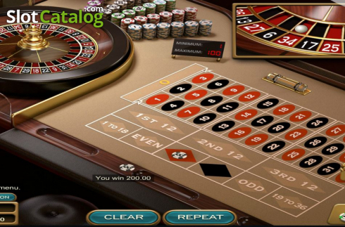 Οθόνη4. European Roulette (Nucleus Gaming) Κουλοχέρης