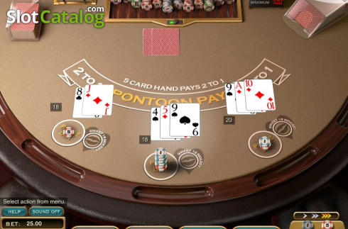 Οθόνη3. Pontoon (Nucleus Gaming) Κουλοχέρης