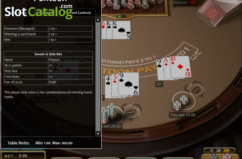 Οθόνη5. Pontoon (Nucleus Gaming) Κουλοχέρης