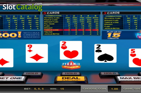 Οθόνη4. Pyramid Poker Bonus Deluxe (Nucleus Gaming) Κουλοχέρης