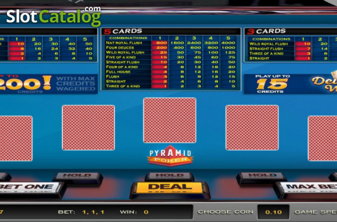 Οθόνη2. Pyramid Poker Deuces Wild (Nucleus Gaming) Κουλοχέρης