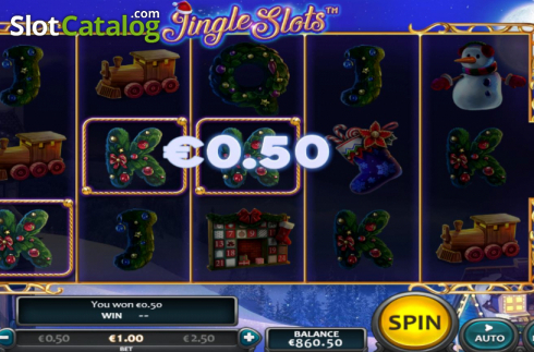 Οθόνη4. Jingle Slots Κουλοχέρης
