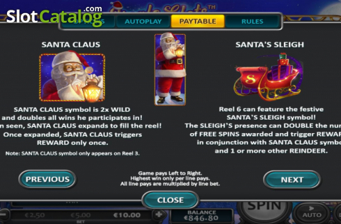 Οθόνη6. Jingle Slots Κουλοχέρης