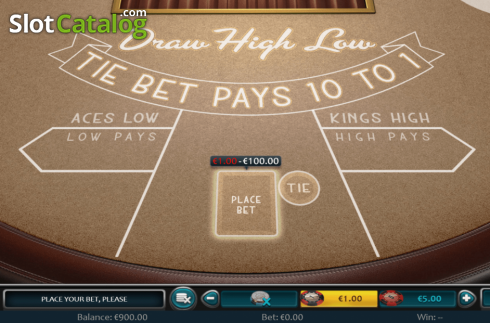 Οθόνη2. Draw High Low (Nucleus Gaming) Κουλοχέρης 