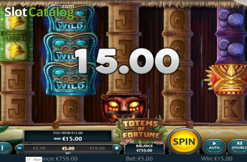 Οθόνη3. Totems of Fortune Κουλοχέρης