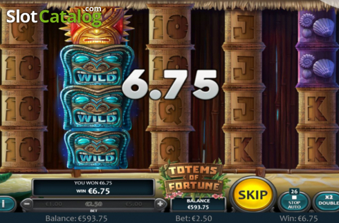 Οθόνη5. Totems of Fortune Κουλοχέρης