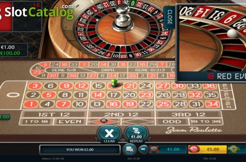 Οθόνη3. Zoom Roulette (Nucleus Gaming) Κουλοχέρης 