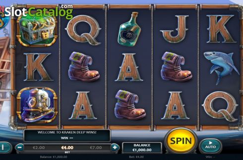Οθόνη2. Kraken Deep Wins Κουλοχέρης