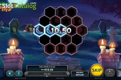 Οθόνη5. Spooktacular Spins Κουλοχέρης