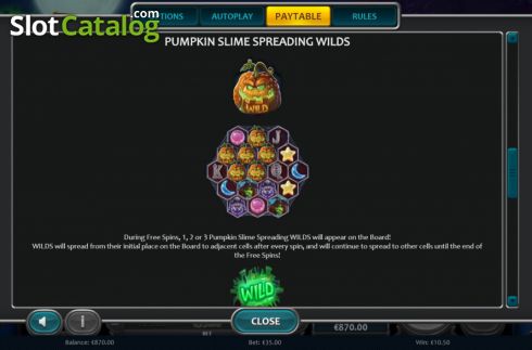 Οθόνη6. Spooktacular Spins Κουλοχέρης