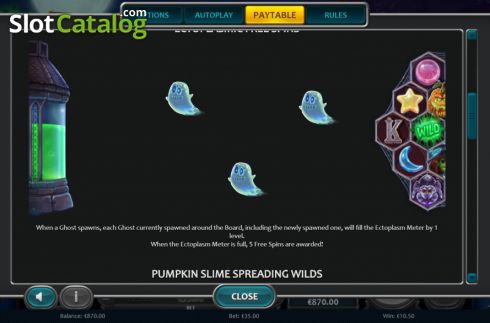 Οθόνη7. Spooktacular Spins Κουλοχέρης