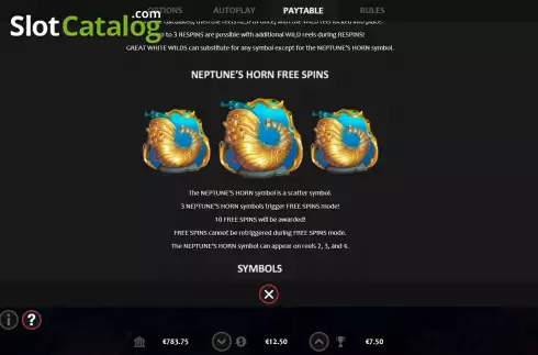 Οθόνη5. Shark Spin Κουλοχέρης