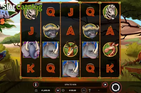 Οθόνη2. Safari Spins Κουλοχέρης