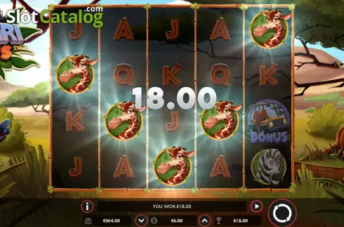 Οθόνη3. Safari Spins Κουλοχέρης