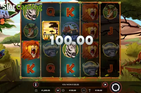 Οθόνη4. Safari Spins Κουλοχέρης