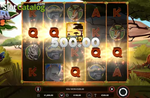 Οθόνη5. Safari Spins Κουλοχέρης