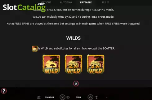 Οθόνη7. Safari Spins Κουλοχέρης