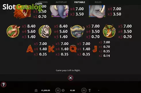 Οθόνη9. Safari Spins Κουλοχέρης