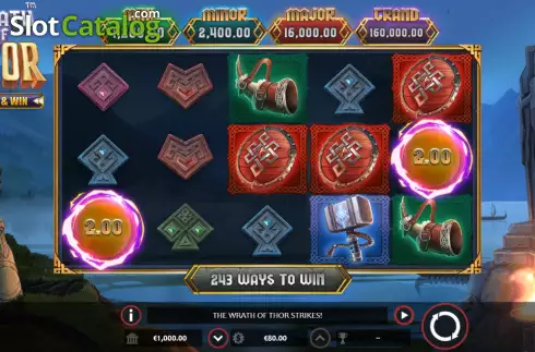 Οθόνη2. Wrath of Thor (Nucleus Gaming) Κουλοχέρης
