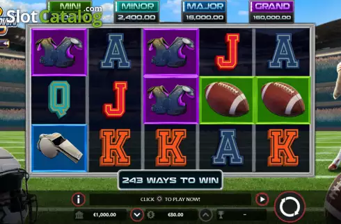 Οθόνη2. Touchdown Gold Hold & Win Κουλοχέρης
