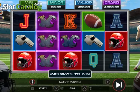 Οθόνη4. Touchdown Gold Hold & Win Κουλοχέρης