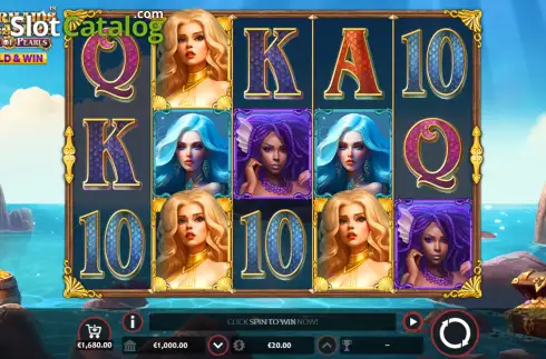 Οθόνη2. Mermaid's Treasure: Book of Pearls - Hold & Win Κουλοχέρης