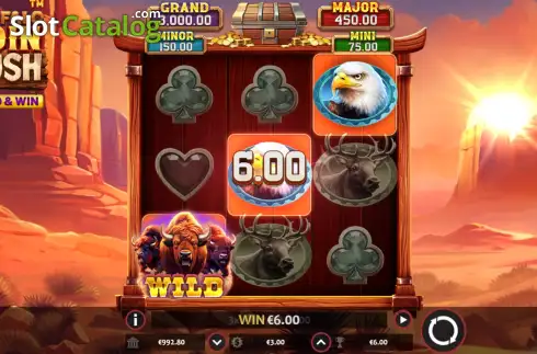Οθόνη3. Buffalo Coin Rush Κουλοχέρης 